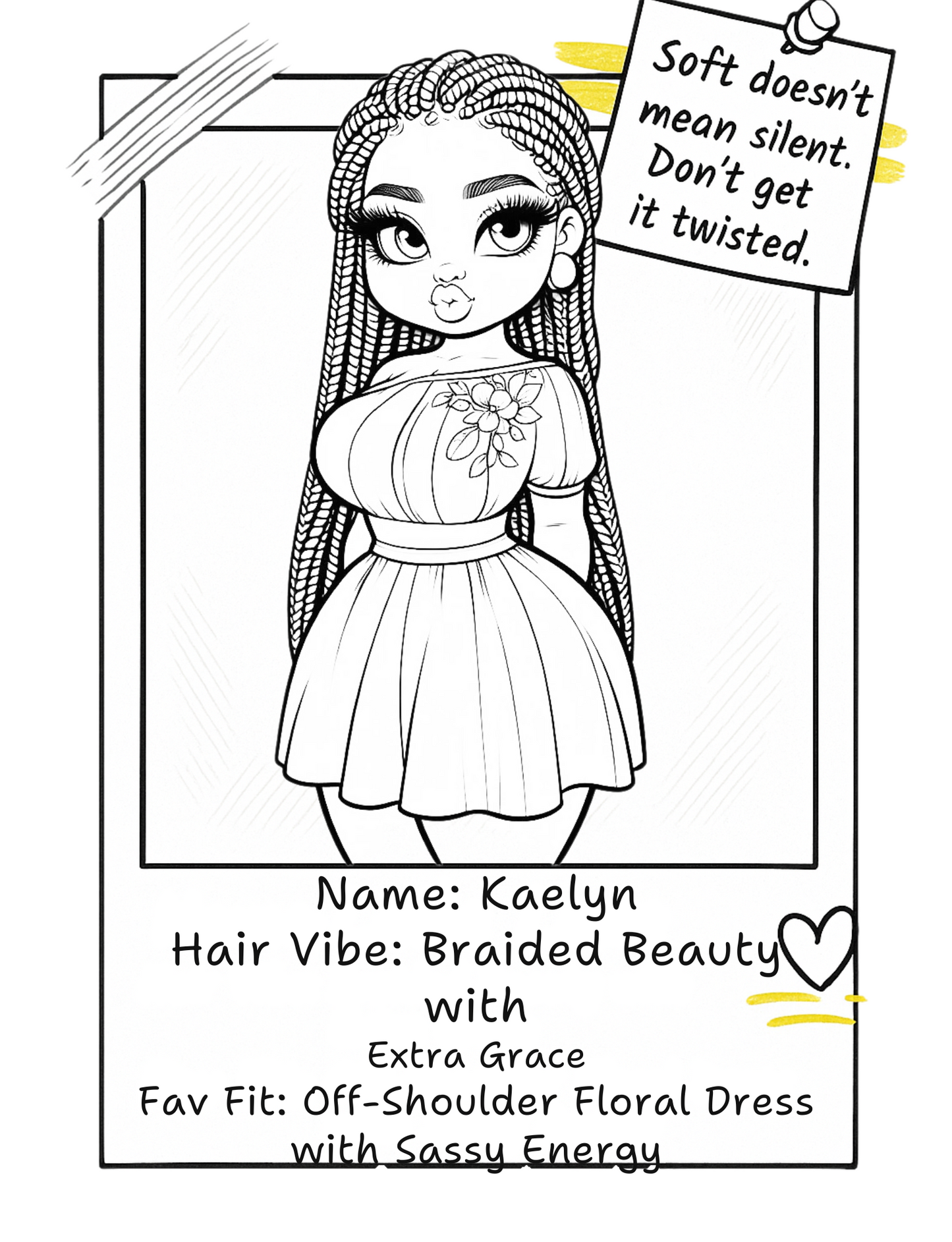Melanated Cocoa Cuties Coloring Book Coloring Pages For Black Women