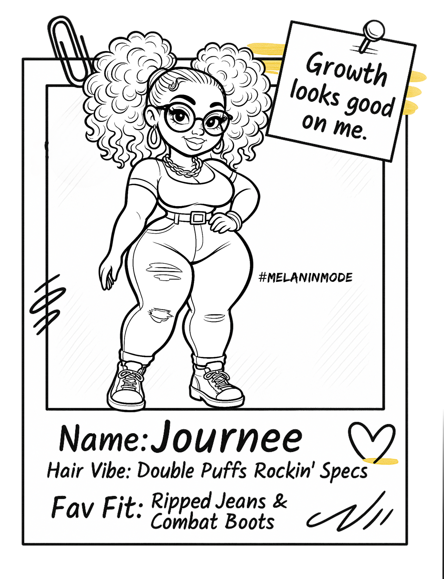 Melanated Cocoa Cuties Coloring Book Coloring Pages For Black Women