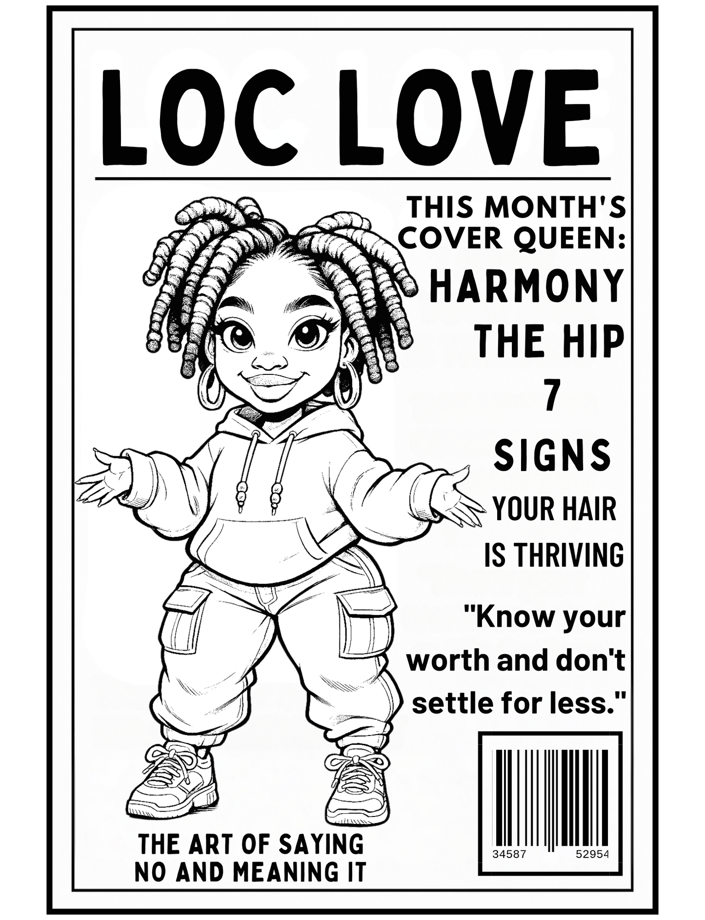 Shades Of Sassiness A Melanated Cocoa Cuties Coloring Book