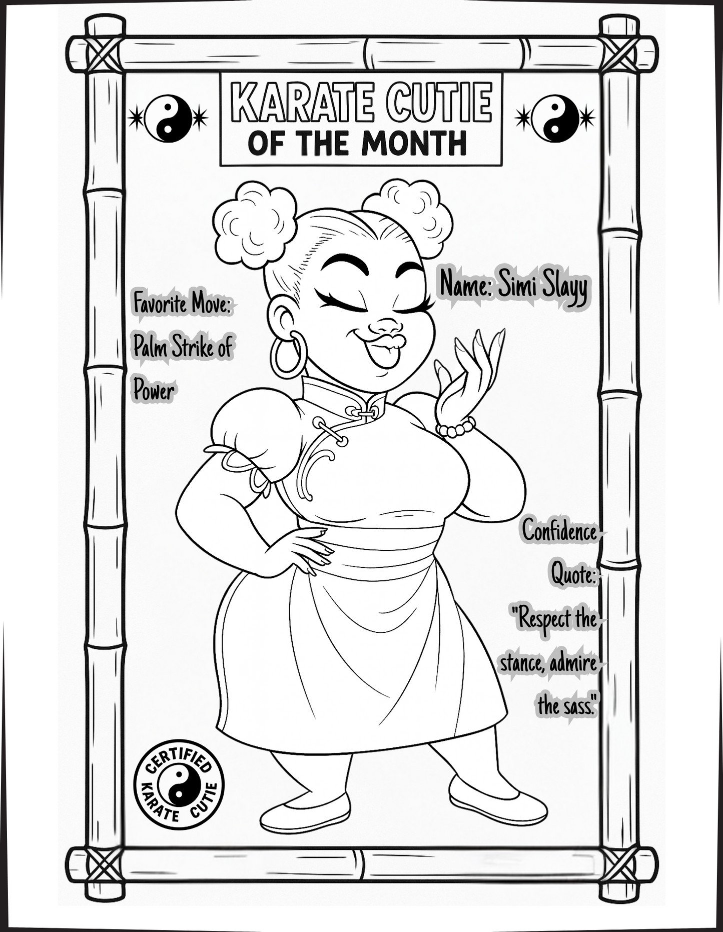 Melanated Cocoa Cuties Kicks And Colors Coloring Book