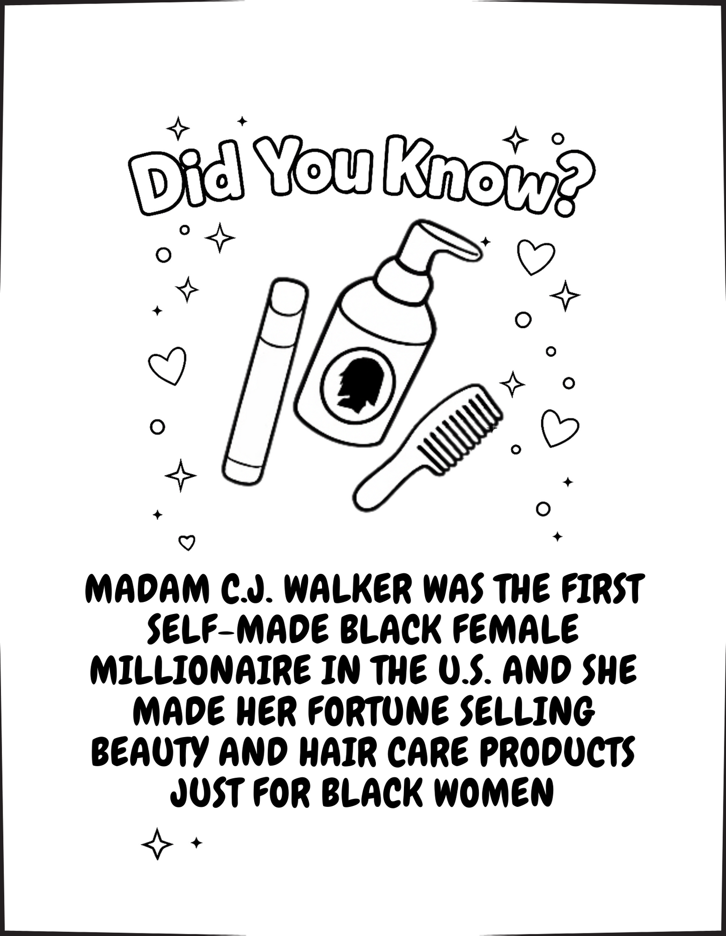 Melanated Cocoa Cuties Little Black Girl Magic Coloring Book