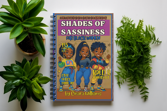 Shades of Sassiness | Black Women Magazine-Style Coloring Book | Fashion, Confidence & Attitude