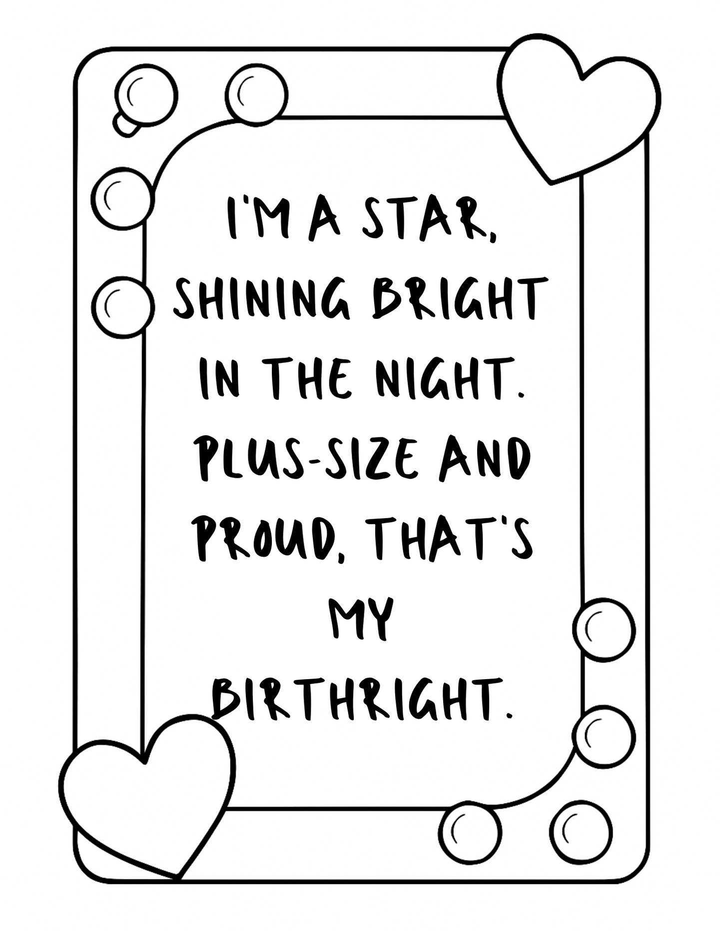 Curves and Colors | Plus Size Black Women Coloring Book | Body-Positive Lifestyle & Affirmations