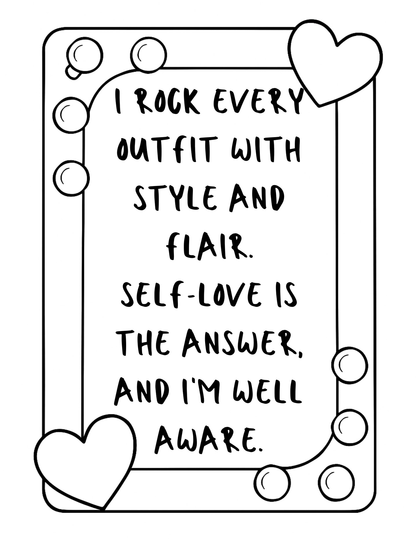 Curves and Colors | Plus Size Black Women Coloring Book | Body-Positive Lifestyle & Affirmations