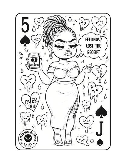 Love Letters In Every Shade | Valentine’s Day Coloring Book for Black Women | Sassy Love & Self-Care Art