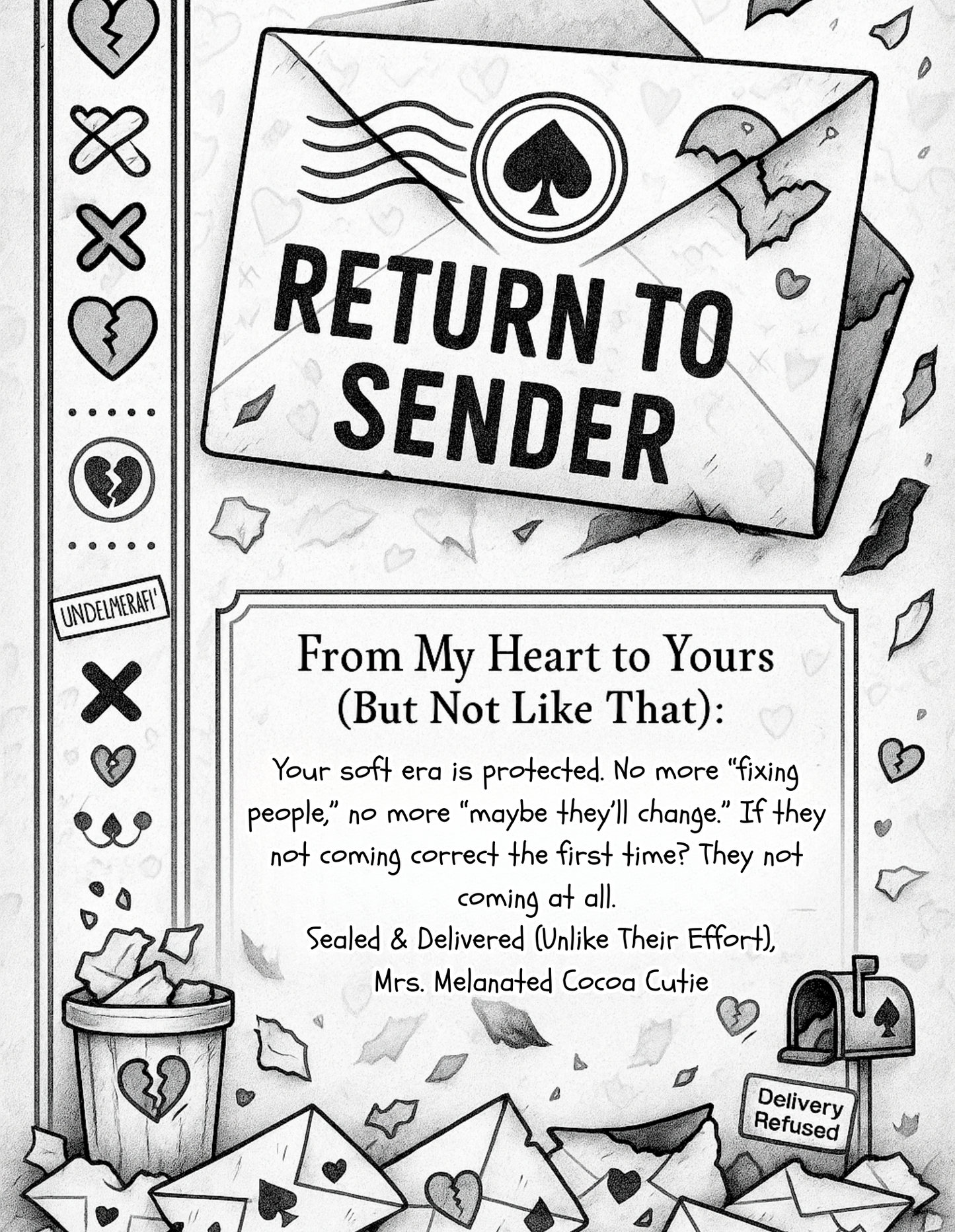 Love Letters In Every Shade | Valentine’s Day Coloring Book for Black Women | Sassy Love & Self-Care Art