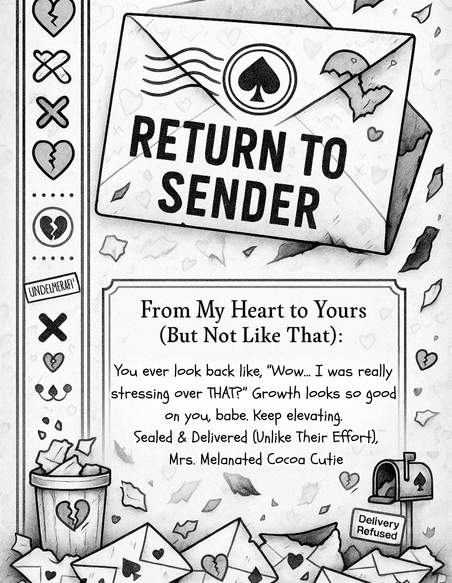 Love Letters In Every Shade | Valentine’s Day Coloring Book for Black Women | Sassy Love & Self-Care Art