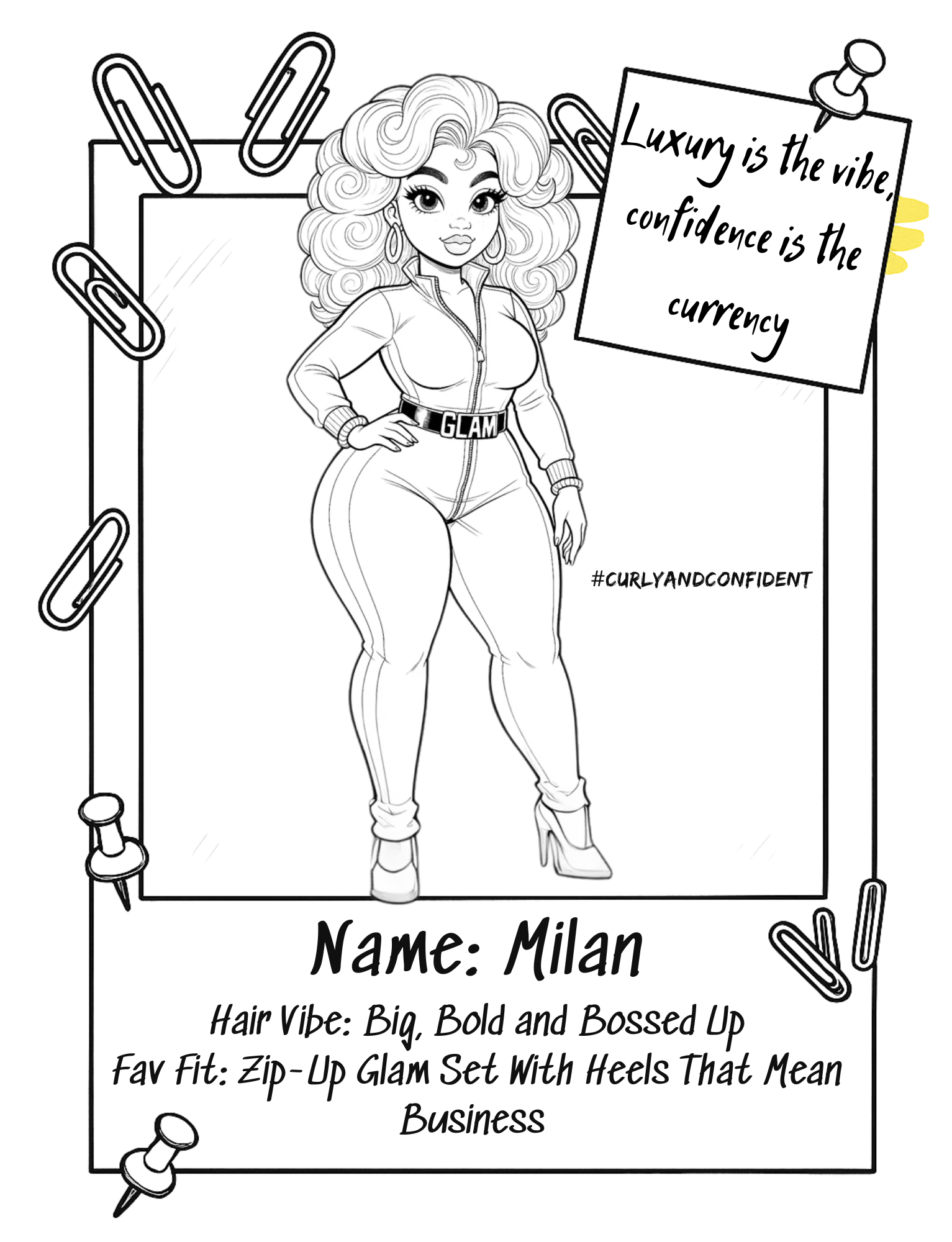 Melanated Cocoa Cuties Coloring Book Coloring Pages For Black Women
