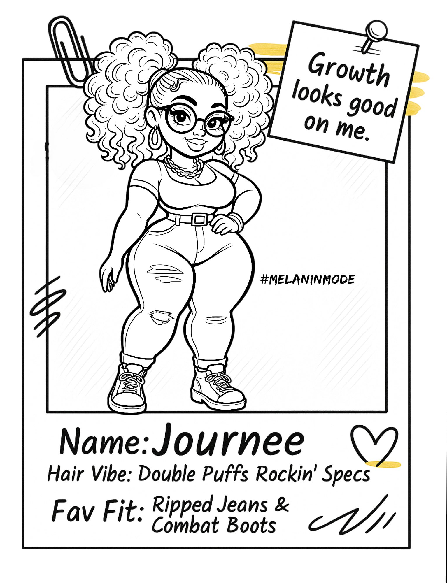 Melanated Cocoa Cuties Coloring Book Coloring Pages For Black Women