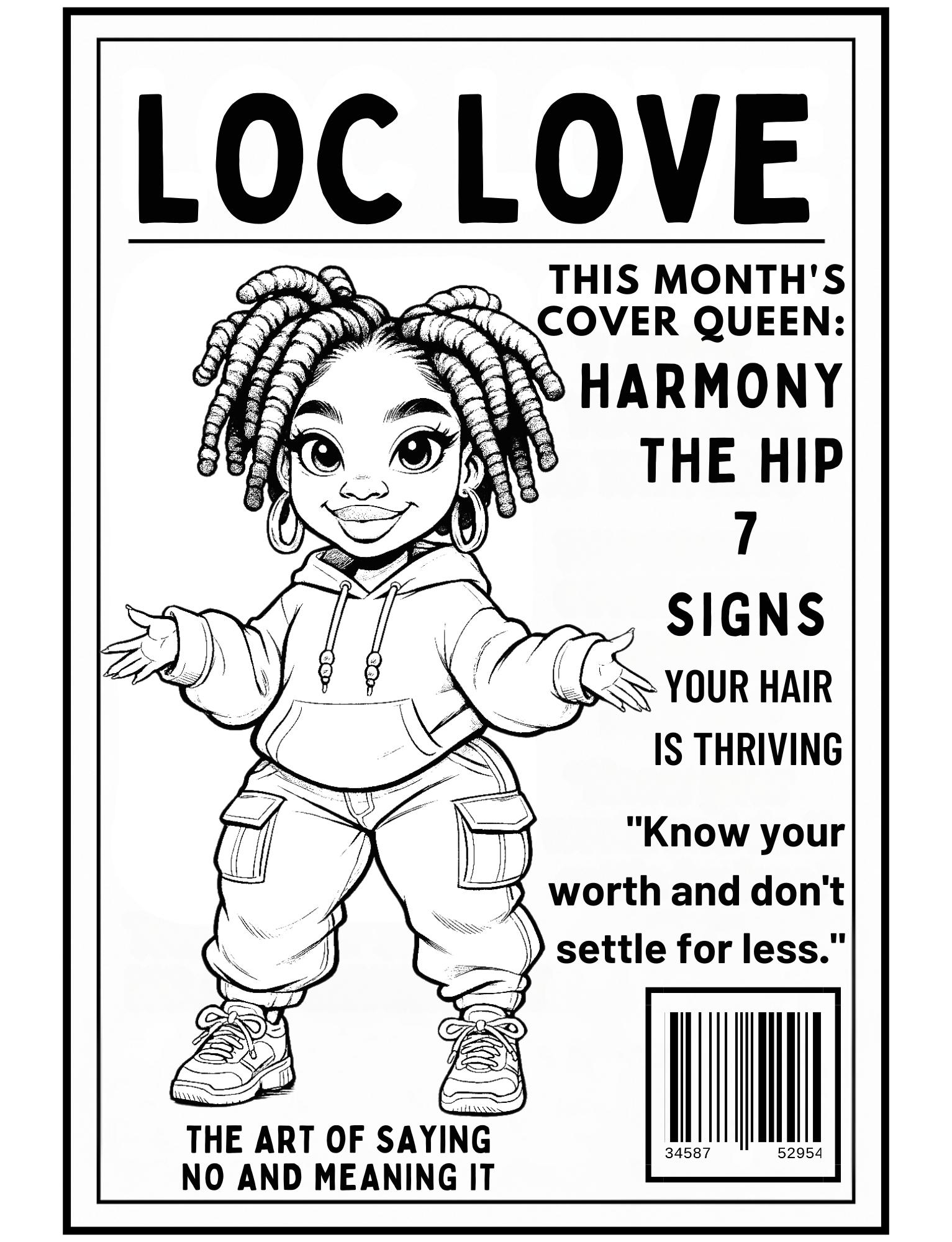 Shades Of Sassiness A Melanated Cocoa Cuties Coloring Book