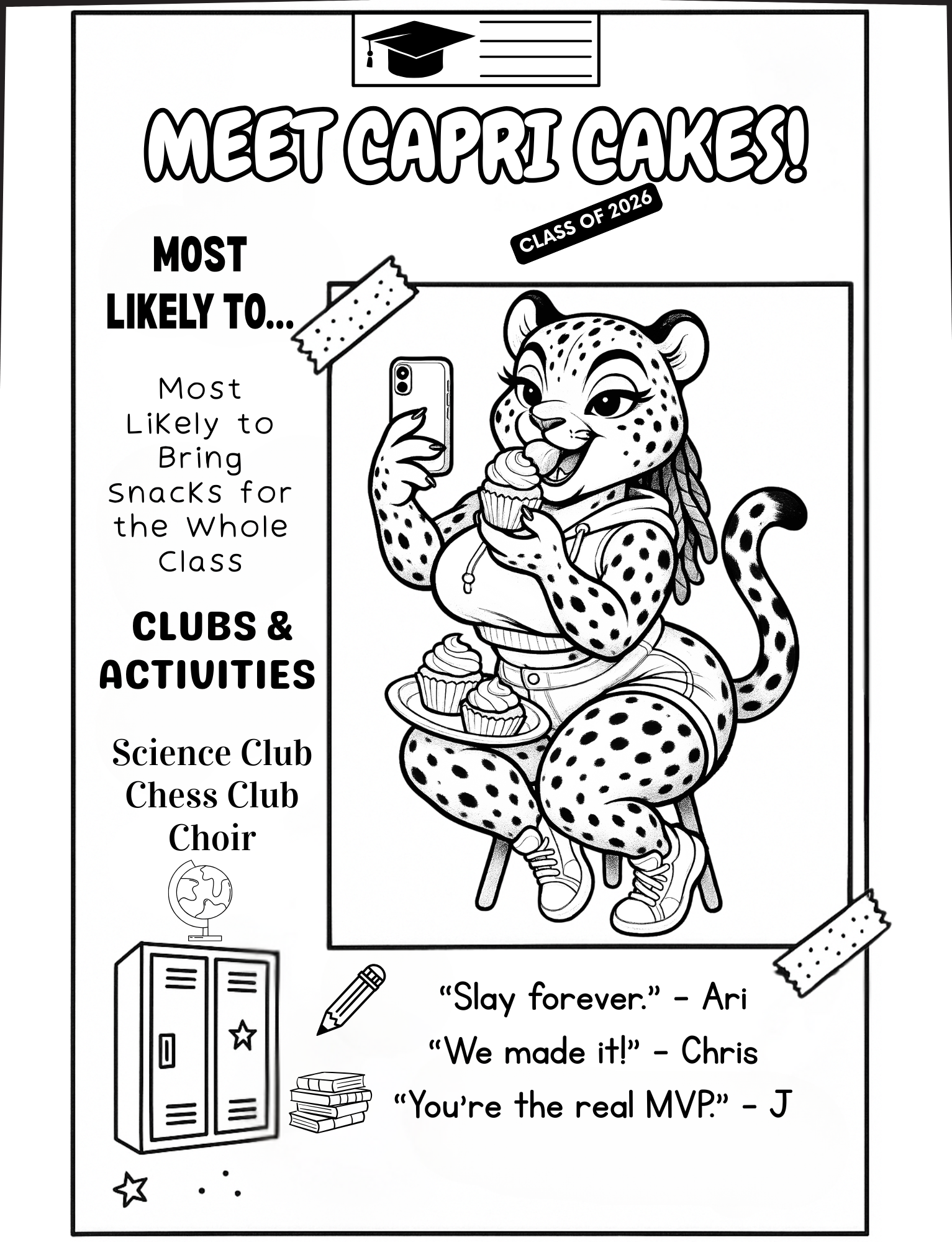 Meet The Cuties:  A Melanated Cocoa Cuties Coloring Book By Cieara Williams