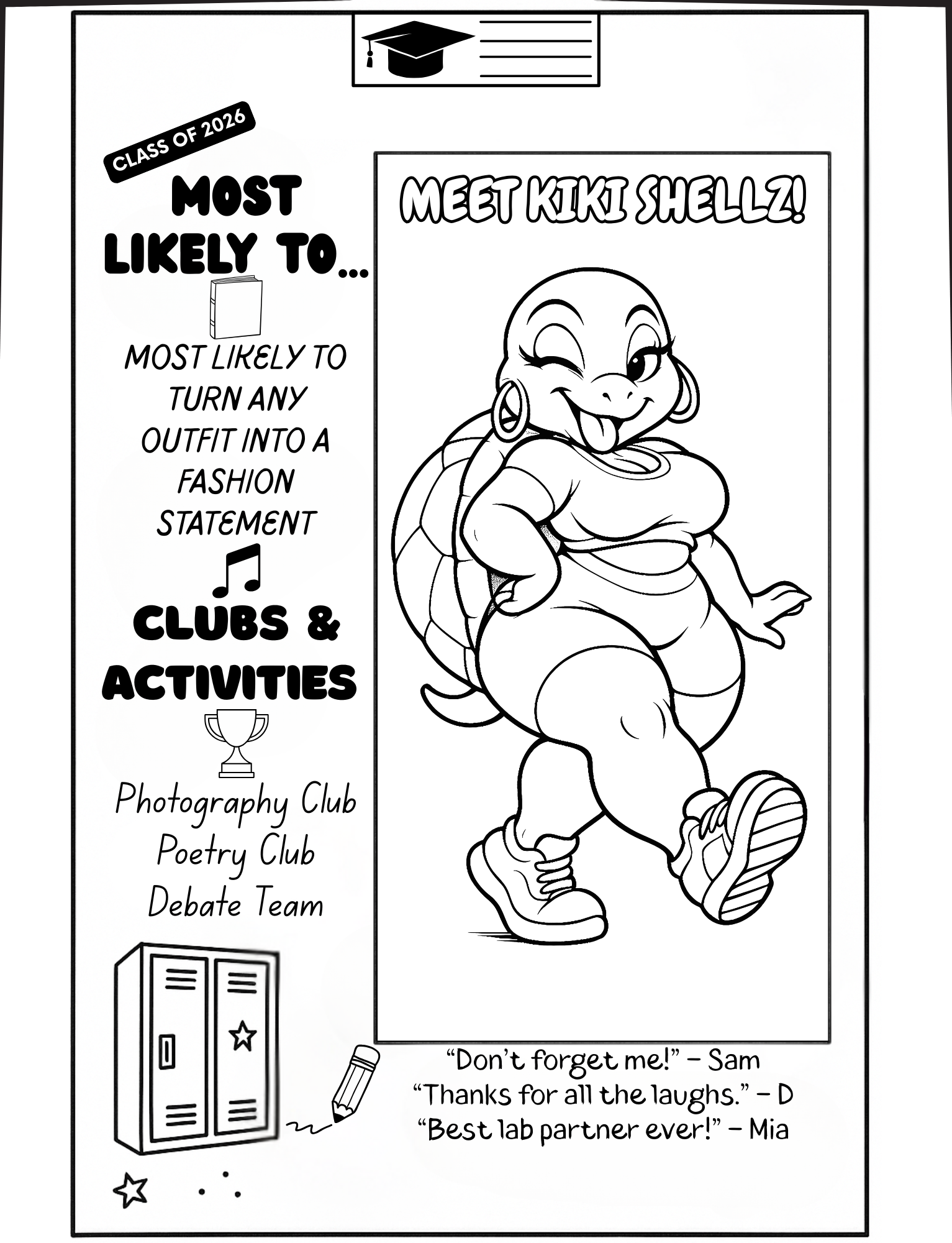 Meet The Cuties:  A Melanated Cocoa Cuties Coloring Book By Cieara Williams