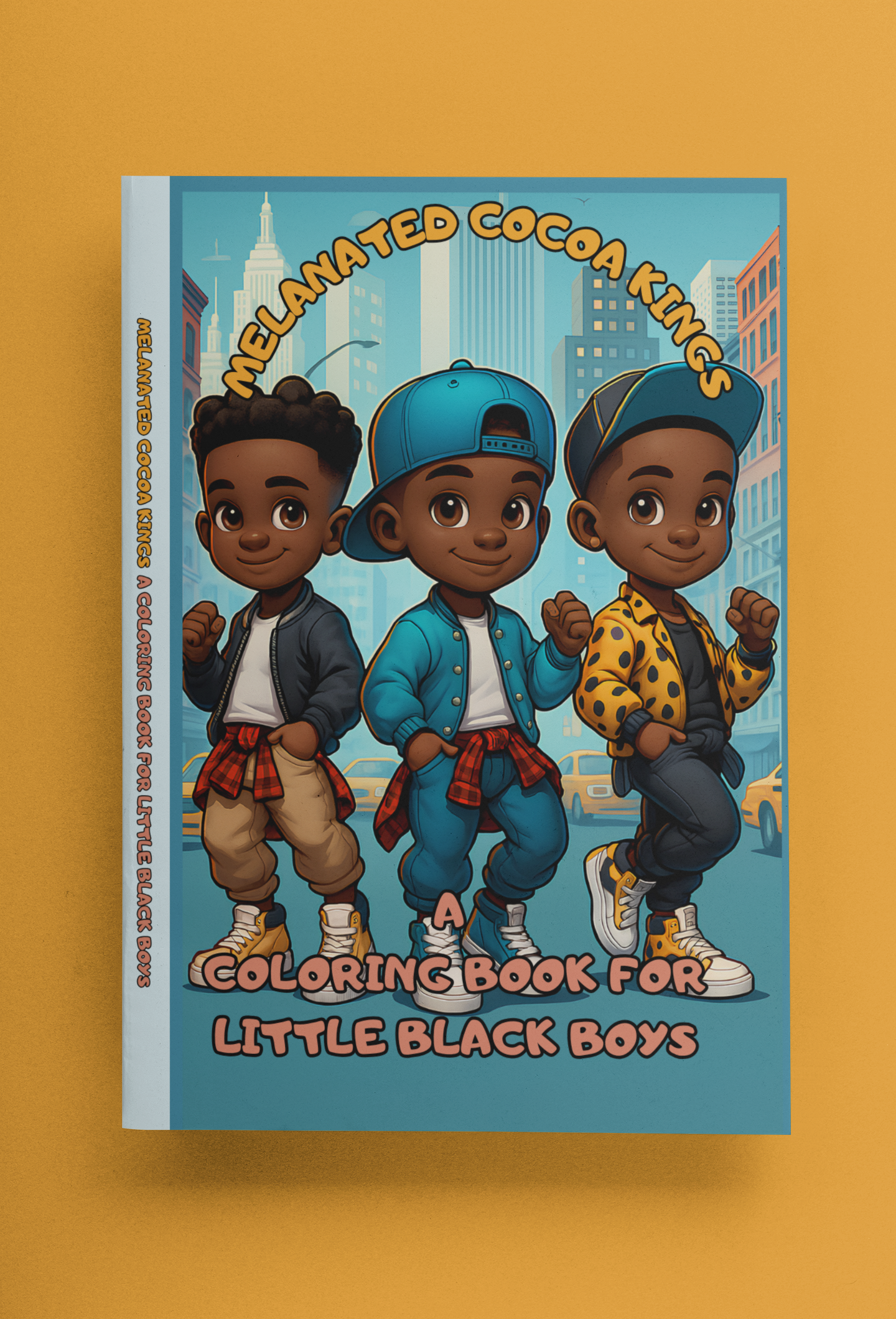 Melanated Cocoa Kings A Coloring Book For Little Black Boys