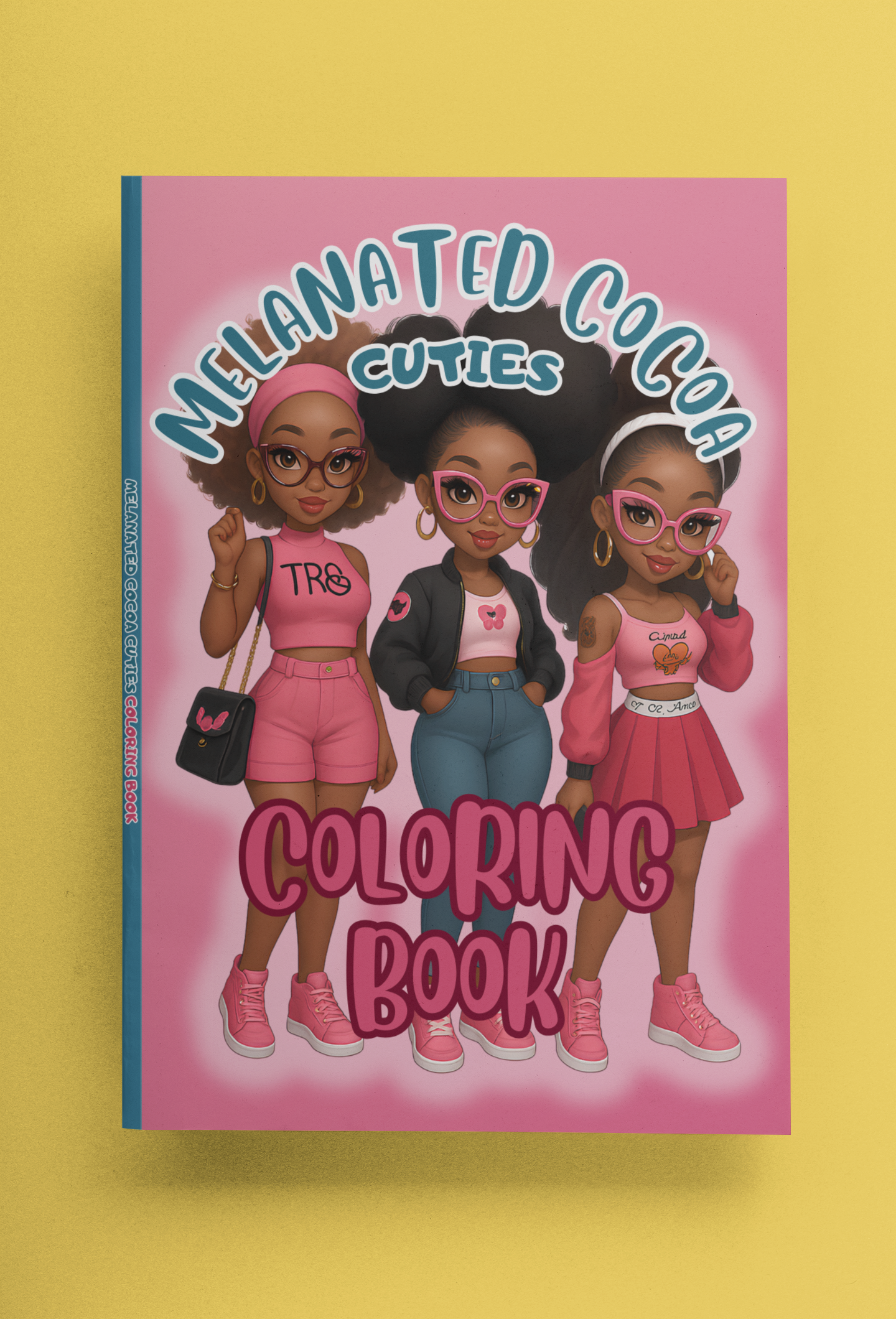 Melanated Cocoa Cuties Coloring Book Coloring Pages For Black Women