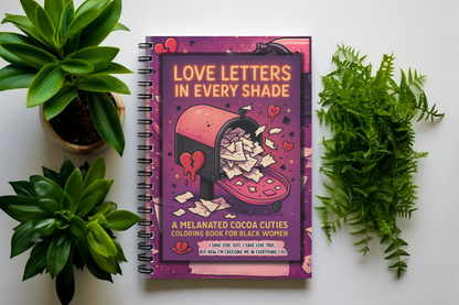 Love Letters In Every Shade | Valentine’s Day Coloring Book for Black Women | Sassy Love & Self-Care Art